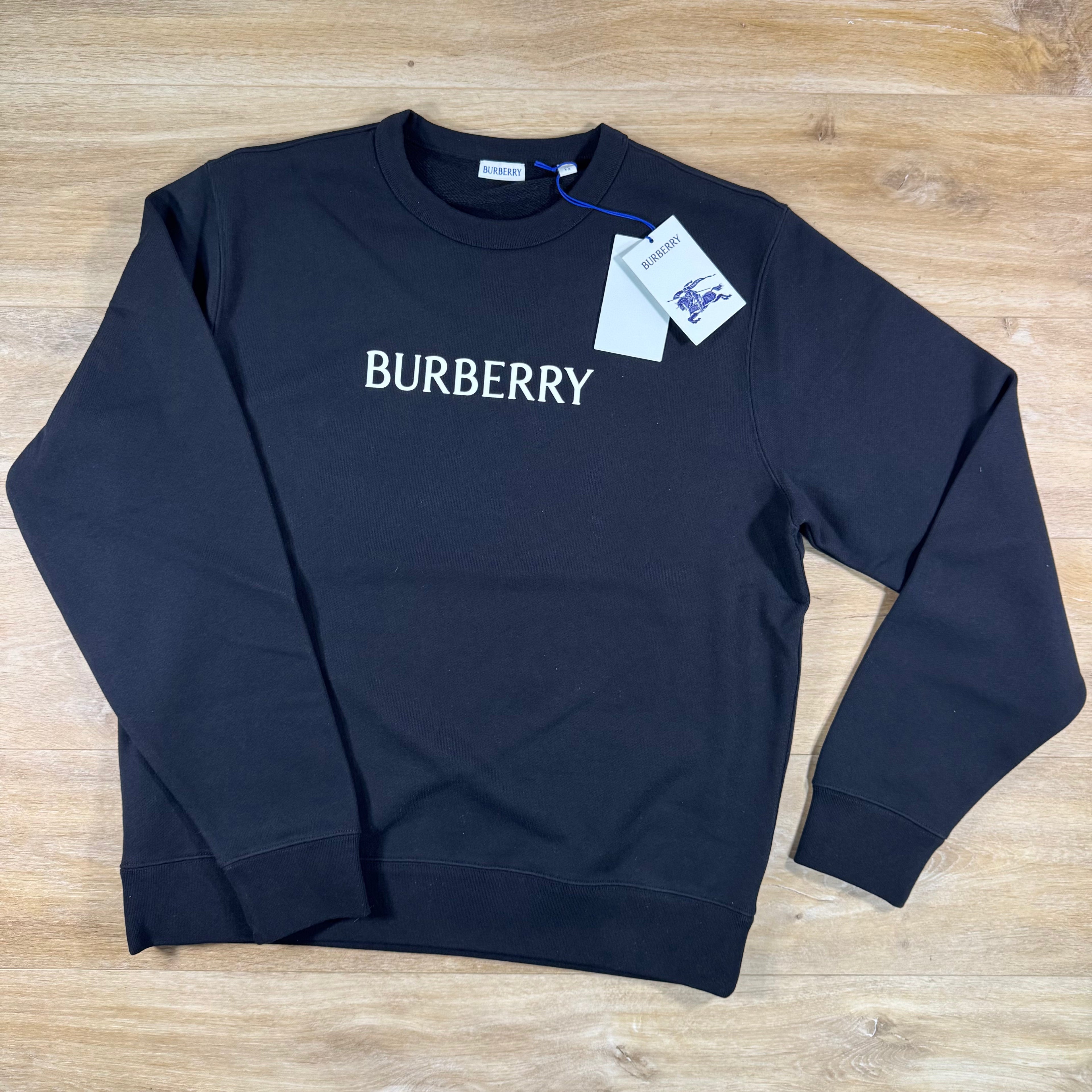 Burberry Logo Sweatshirt in Black