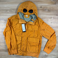 C.P. Company Chrome-R Goggle Jacket in Desert Sun - Orange