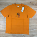 C.P. Company 30/1 Jersey T-Shirt in Desert Sun - Orange