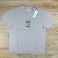 C.P. Company 30/1 Jersey T-Shirt in Dove