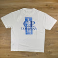 C.P. Company 30/1 Jersey Comfort Logo T-Shirt in Gauze White