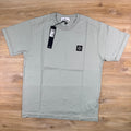 Stone Island Patch Logo T-Shirt in Sage Green