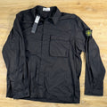 Stone Island Stretch Cotton Tela 'Paracadute' Overshirt in Black