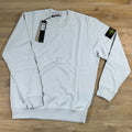 Stone Island Crewneck Fleece Sweatshirt in Sky Blue