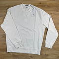 C.P. Company Metropolis Series Stretch Fleece Crewneck Sweatshirt in Gauze White