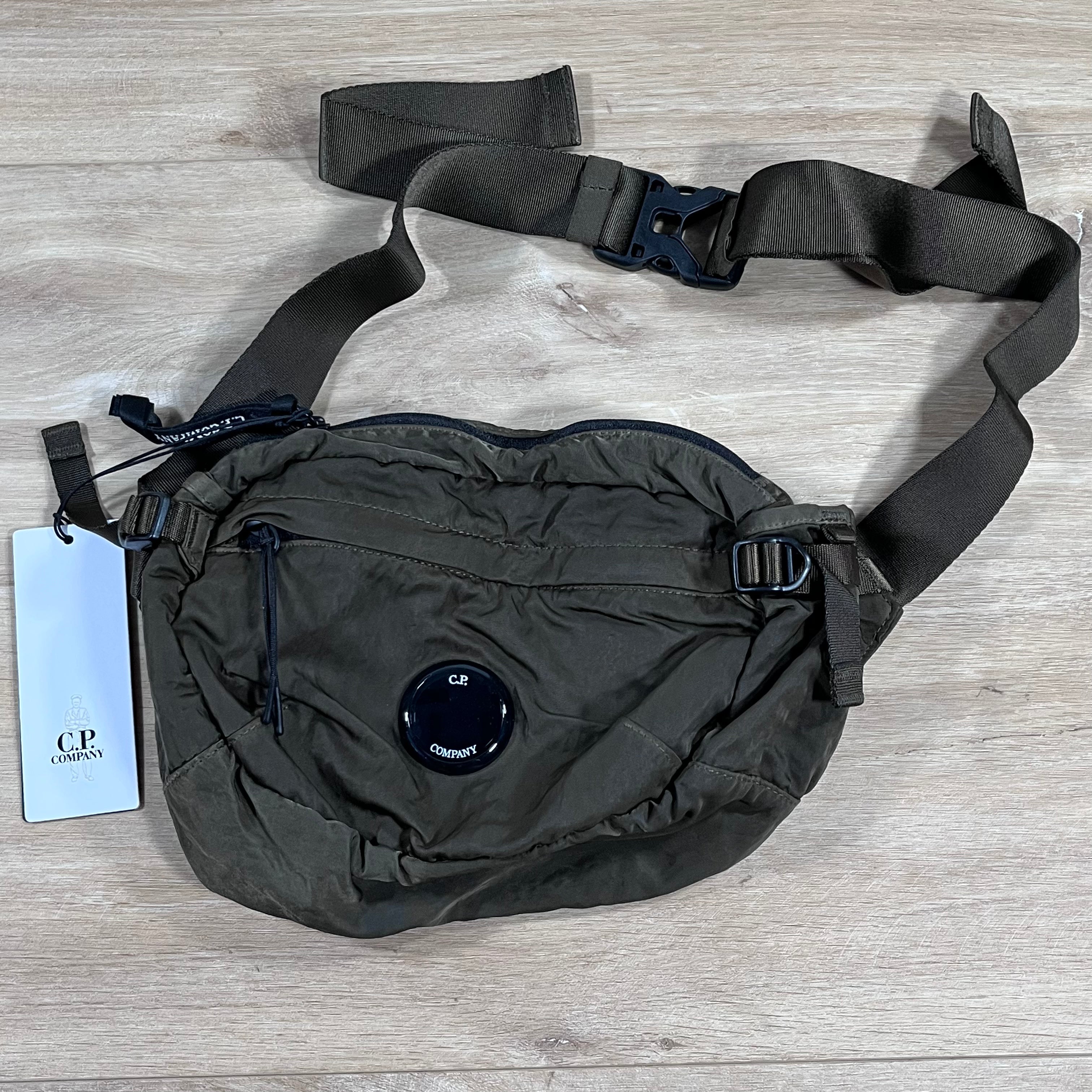 C.P. Company Nylon B Crossbody Bag in Ivy Green