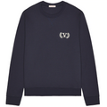 Valentino Navy Logo Sweatshirt