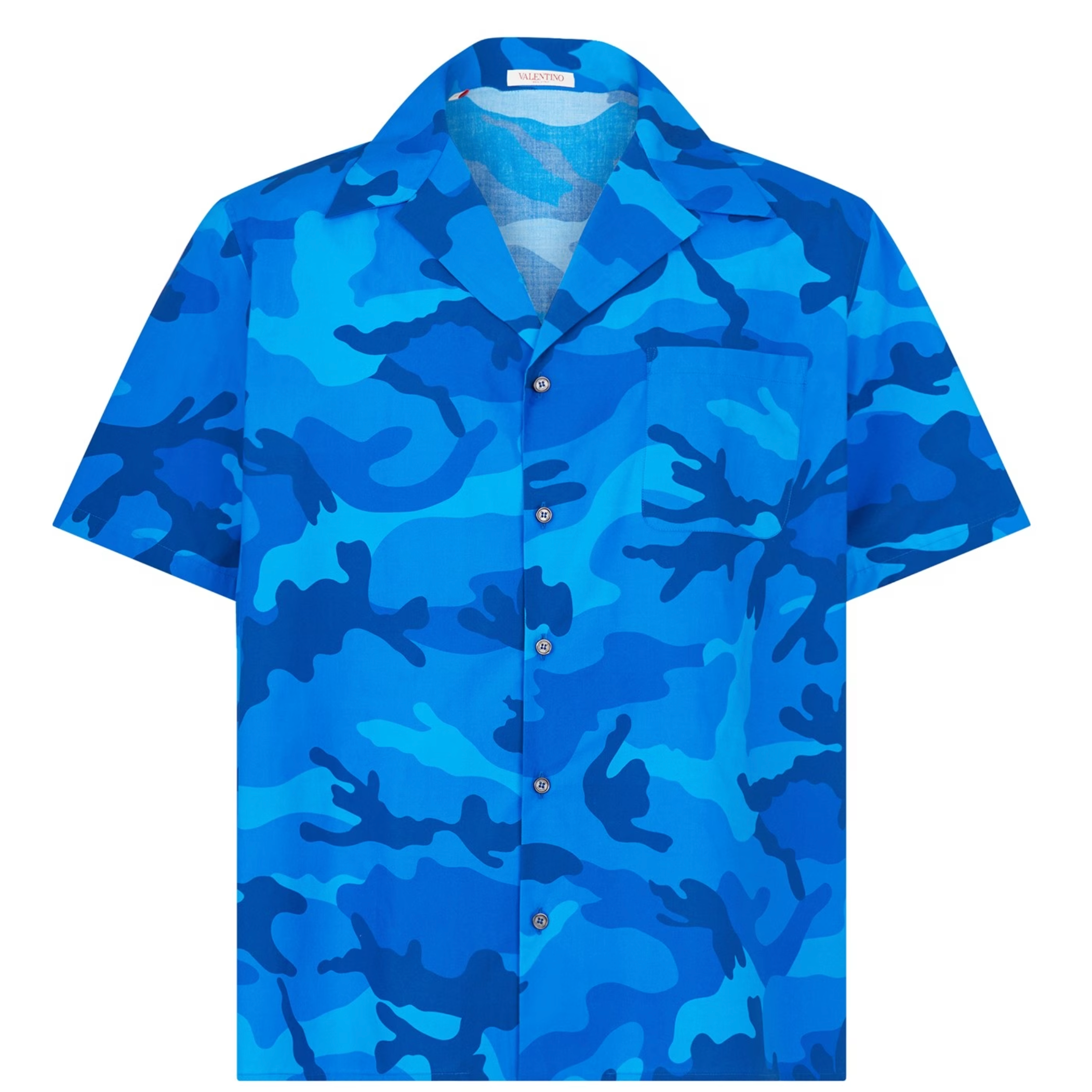 Valentino Camo Logo Shirt