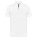 Burberry White Eddie Logo Polo