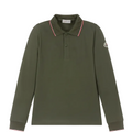 Kids Moncler Long Sleeve Polo