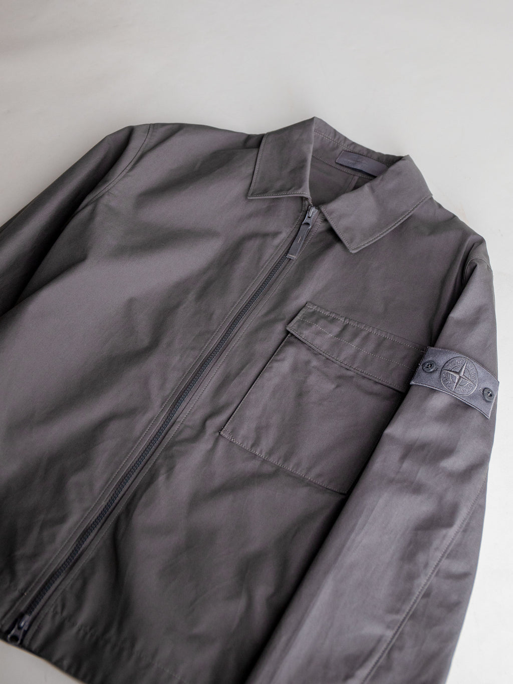 Stone Island Overshirt Grijs Ghost