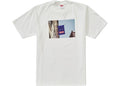 SUPREME BANNER TEE WHITE