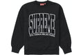 SUPREME CITIES ARC CREWNECK BLACK