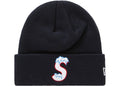 SUPREME NEW ERA S LOGO BEANIE FW20 NAVY