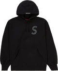 SUPREME S LOGO HOODIE BLACK
