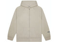 ESSENTIALS FOG ZIP UP HOODIE TAN