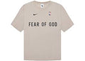 FEAR OF GOD X NIKE WARM UP T-SHIRT OATMEAL