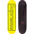 SUPREME KAWS CHALK LOGO SKATEBOARD DECK YELLOW