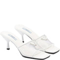 Womens Prada PVC Logo Heels