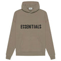 ESSENTIALS FOG KNIT HOODIE TAUPE SS21