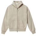 ESSENTIALS FOG CLASSIC FIT ZIP UP HOODIE TIMBER SS25