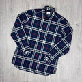 Burberry Check Shirt - Navy