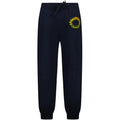 Burberry Navy Logo Embroidered Sweatpants