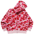 BAPE ABC CAMO SHARK FULL ZIP HOODIE PINK SS25