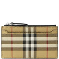 Burberry Check Zip Card Case