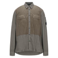 CP Company 50 Fili Mixed Arm Lens Overshirt