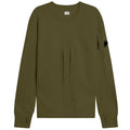 CP Company Khaki Zip Chest Sweatshirt