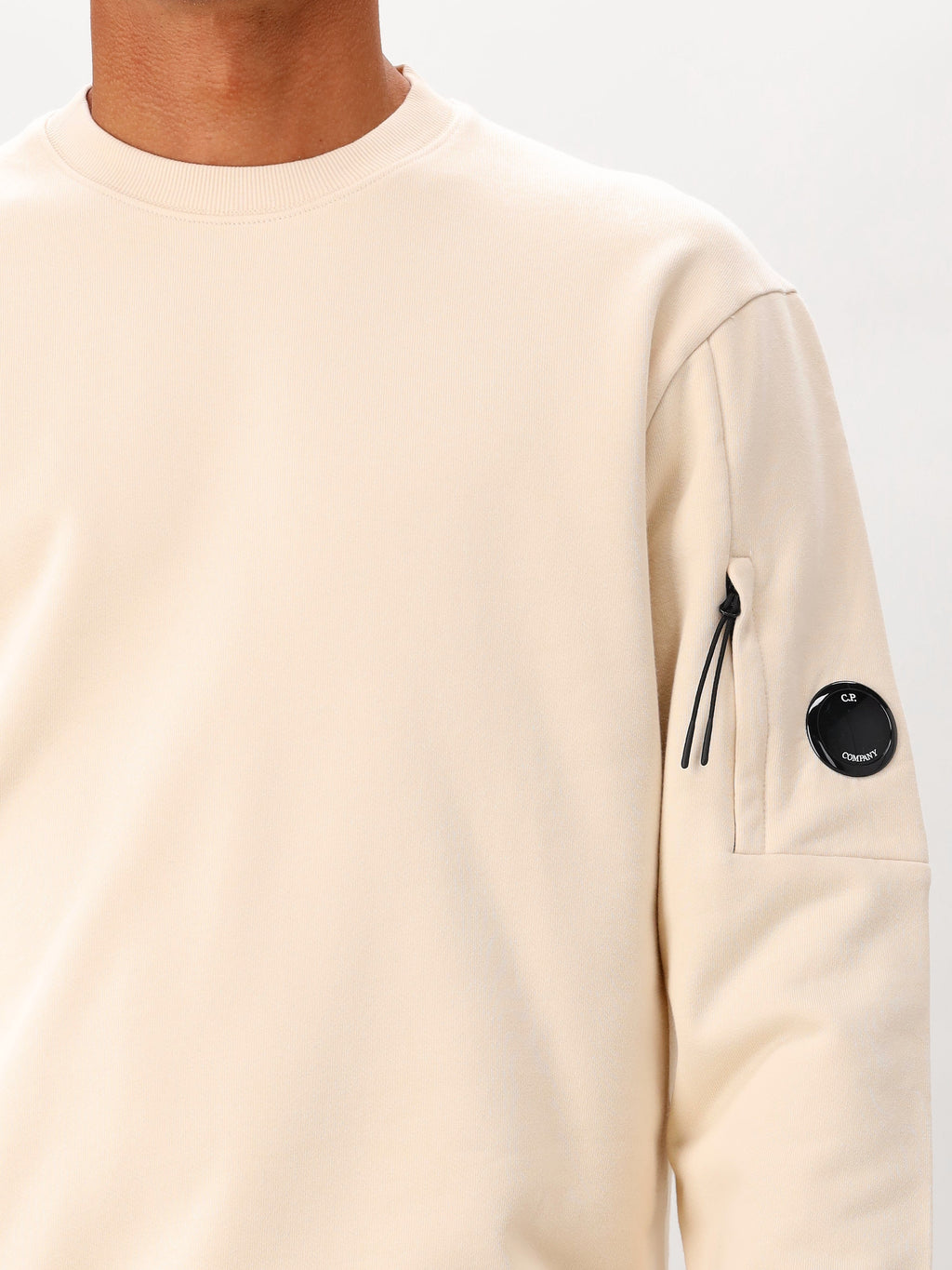 C.P. Company Sweater Beige Lens