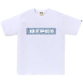 BAPE LUX SPORT PATTERN BOX LOGO T-SHIRT WHITE