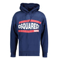 DSQUARED2 Navy Oversized Logo Hoodie