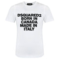 DSQUARED2 White 'Born In Canada' Tee