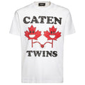DSQUARED2 White Print Caten T-Shirt