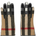 Womens Burberry Victoria Exaggerated Check Gloves