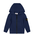 Stone Island Junior Navy Zip Hoodie