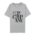 Kids CP Company Grey Logo T-Shirt