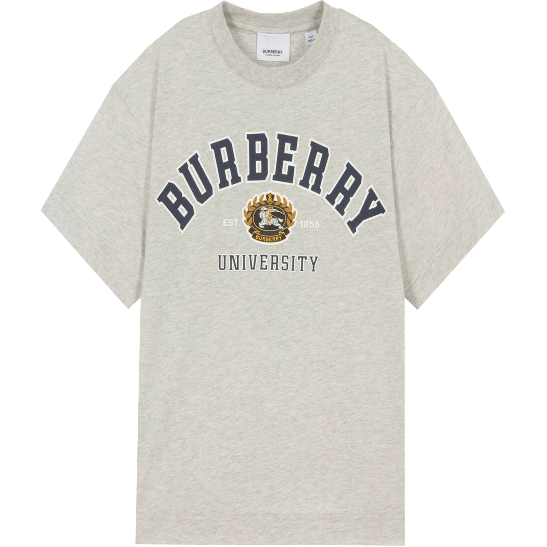 Kids Burberry Grey Logo T-Shirt