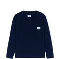 Kids CP Company Navy Long Sleeve T-Shirt