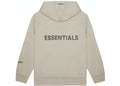 ESSENTIALS FOG 3D SILICON ZIP UP HOODIE TAUPE