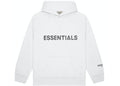 ESSENTIALS FOG 3D SILICON HOODIE WHITE