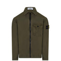 Stone Island Junior Zip Canvas Overshirt