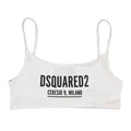Girls DSQUARED2 White Crop Top