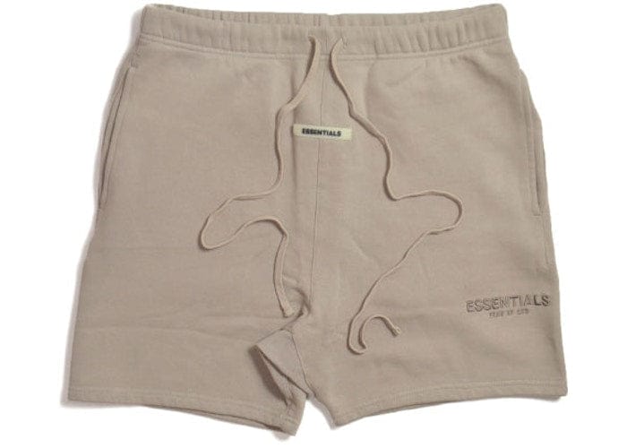 ESSENTIALS FOG SWEAT SHORTS TAN