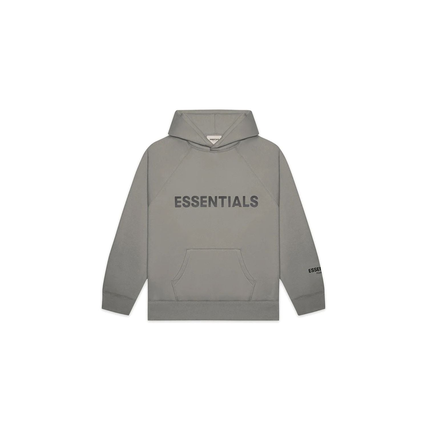 ESSENTIALS FOG 3D SILICON HOODIE CEMENT