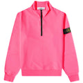 Stone Island Pink 1/4 Zip Sweatshirt