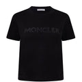 Womens Moncler Black Logo T-Shirt