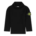 Stone Island Junior Ribbed Black Knit